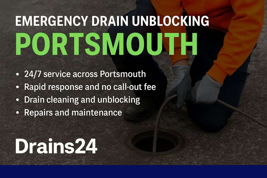 Emergency Drain Unblocking portsmouth